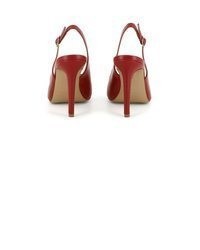 rote Leder Sandaletten von Evita