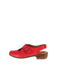 rote Leder Sandaletten von Jenny