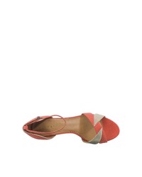 rote Leder Sandaletten von mint&berry