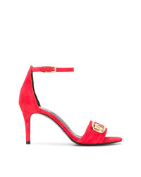 rote Leder Sandaletten von Stella Luna