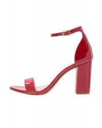 rote Leder Sandaletten von Steve Madden