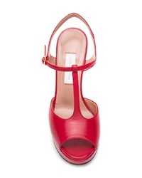 rote Leder Sandaletten von L'Autre Chose