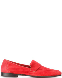 rote Leder Slipper von Andrea Ventura