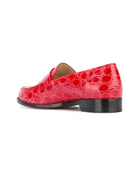 rote Leder Slipper von Antonio Barbato