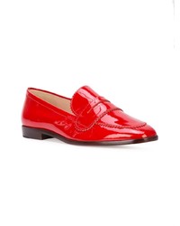 rote Leder Slipper von Loeffler Randall