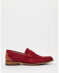 rote Leder Slipper von Aldo