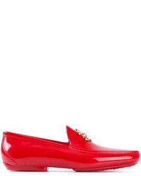 rote Leder Slipper von Vivienne Westwood