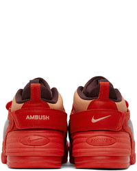 rote Leder Sportschuhe von Nike