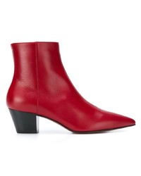 rote Leder Stiefeletten von L'Autre Chose