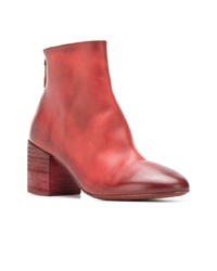 rote Leder Stiefeletten von Marsèll