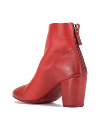 rote Leder Stiefeletten von Marsèll