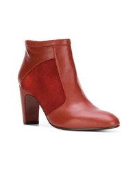 rote Leder Stiefeletten von Chie Mihara