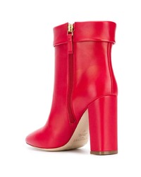 rote Leder Stiefeletten von Twin-Set