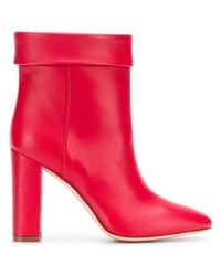 rote Leder Stiefeletten von Twin-Set