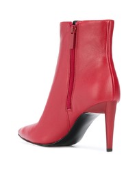 rote Leder Stiefeletten von Kendall & Kylie