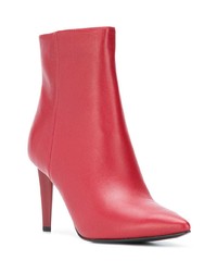 rote Leder Stiefeletten von Kendall & Kylie