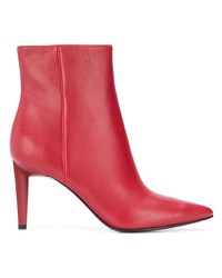 rote Leder Stiefeletten von Kendall & Kylie