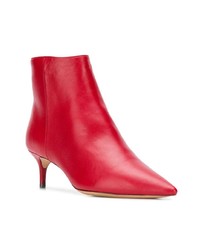 rote Leder Stiefeletten von Alexandre Birman