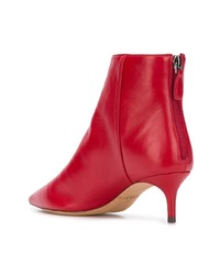 rote Leder Stiefeletten von Alexandre Birman