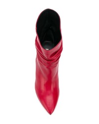 rote Leder Stiefeletten von Marc Ellis