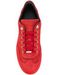 rote Leder Turnschuhe von Jimmy Choo