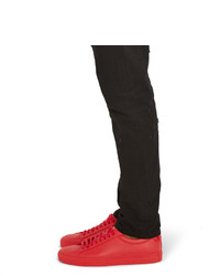 rote Leder Turnschuhe von Givenchy