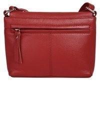rote Leder Umhängetasche von Bruno Banani