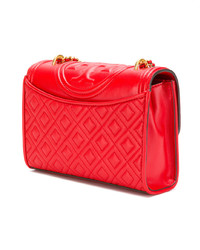 rote Leder Umhängetasche von Tory Burch