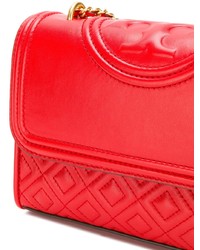 rote Leder Umhängetasche von Tory Burch