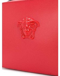 rote Leder Umhängetasche von Versace