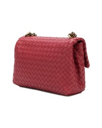 rote Leder Umhängetasche von Bottega Veneta