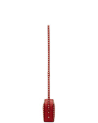 rote Leder Umhängetasche von Valentino
