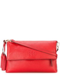 rote Leder Umhängetasche von Tory Burch