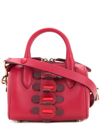 rote Lederhandtasche von Anya Hindmarch