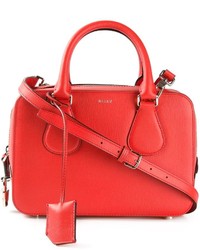 rote Lederhandtasche von Bally