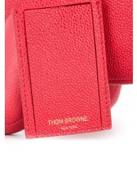 rote Lederhandtasche von Thom Browne