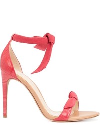 rote Ledersandalen von Alexandre Birman