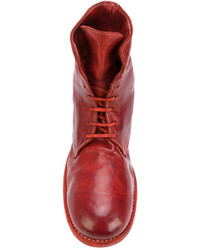 rote Lederstiefel von Guidi