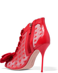 rote Lederstiefel von Sophia Webster