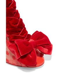 rote Lederstiefel von Sophia Webster