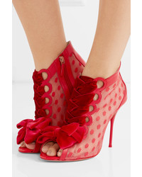 rote Lederstiefel von Sophia Webster