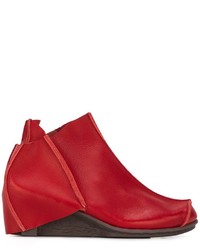 rote Lederstiefel von Trippen