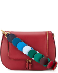 rote Ledertaschen von Anya Hindmarch