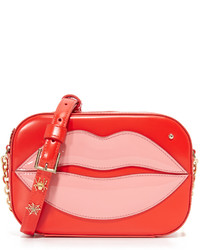 rote Ledertaschen von Charlotte Olympia