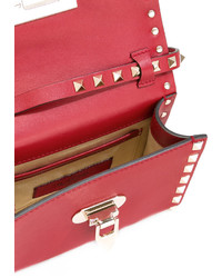 rote Ledertaschen von Valentino