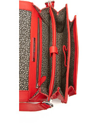 rote Ledertaschen von Loeffler Randall