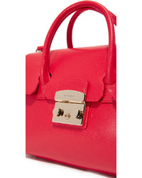 rote Ledertaschen von Furla