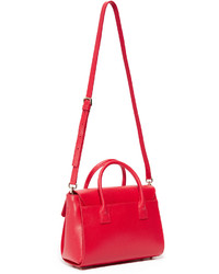 rote Ledertaschen von Furla