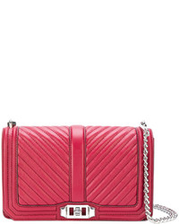 rote Ledertaschen von Rebecca Minkoff