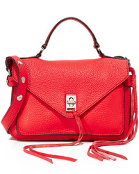 rote Ledertaschen von Rebecca Minkoff